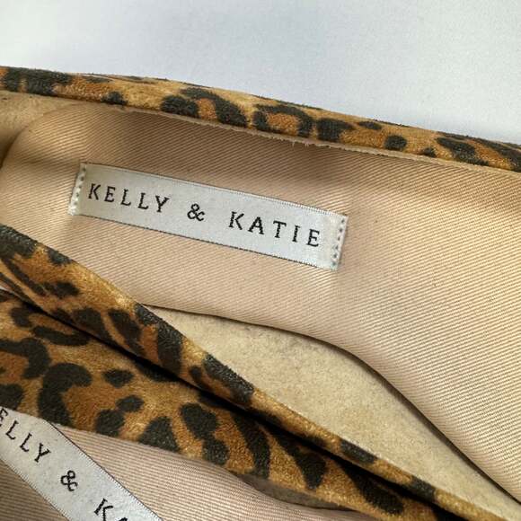 Kelly & Katie Leopard Print Ballet Flats Size 6 - Picture 3 of 5